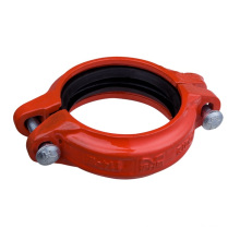 ductile iron grooved pipe fittings clamp connector